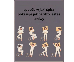 Jak pozycja, w jakiej śpisz, ujawnia, czy jesteś leniwy